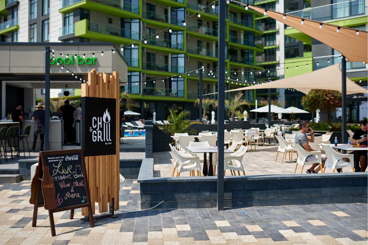 Sunfest Aparthotel Pool & Spa Mamaia Nord Năvodari Exterior foto